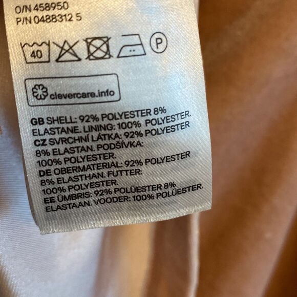 H&M- crushed velvet blush pink thin strap tank- size large - Picture 5 of 5